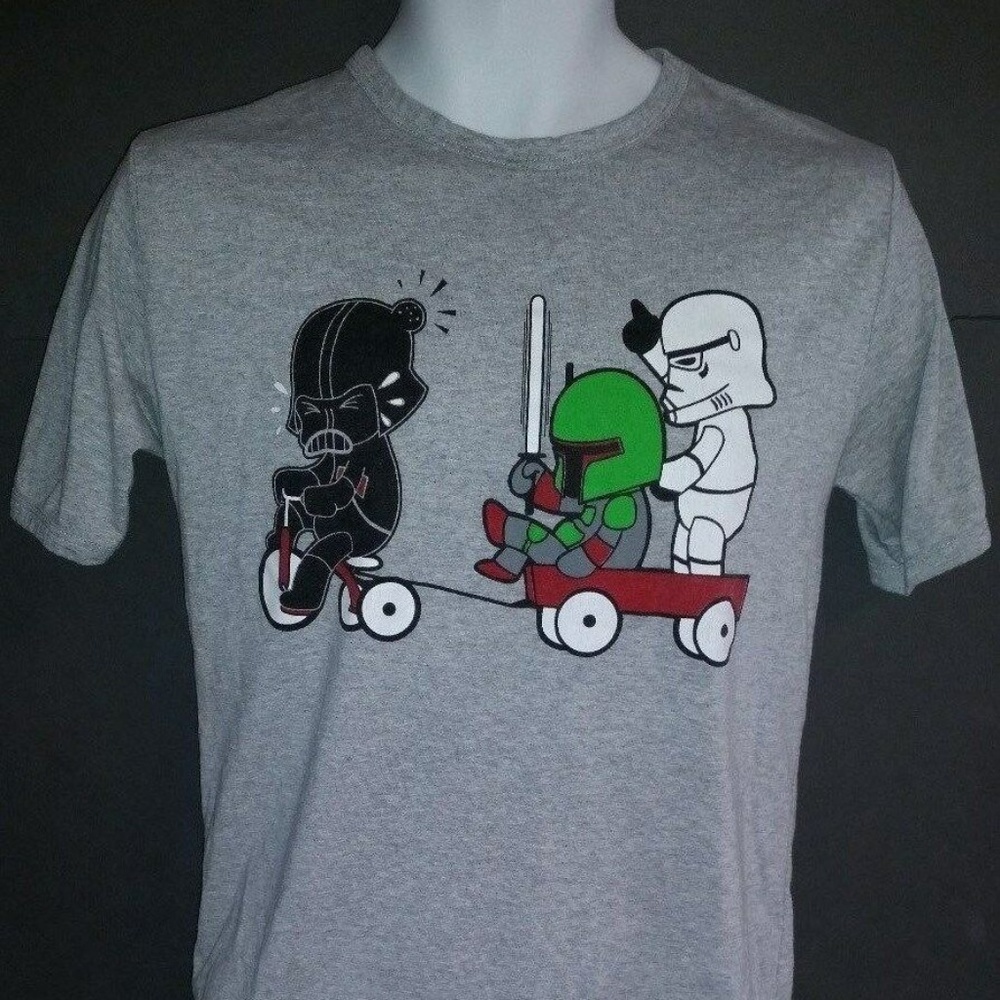 Star Wars T-Shirt w/Darth Vader riding Tricycle
